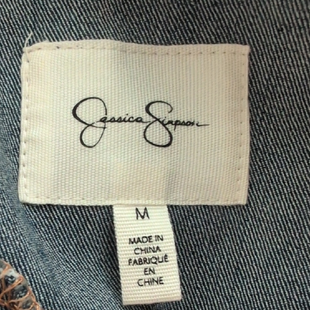 Jessica Simpson Pixie Blue Denim Jacket - image 7